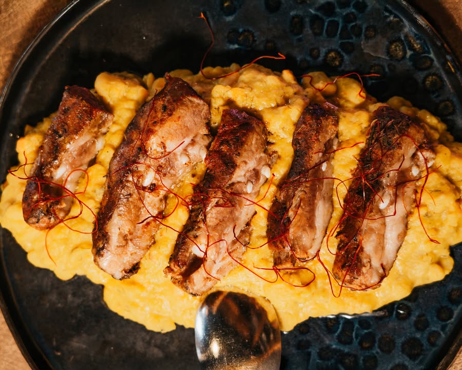 Macco di fave con costine + Broccolo affucato e l'inverno